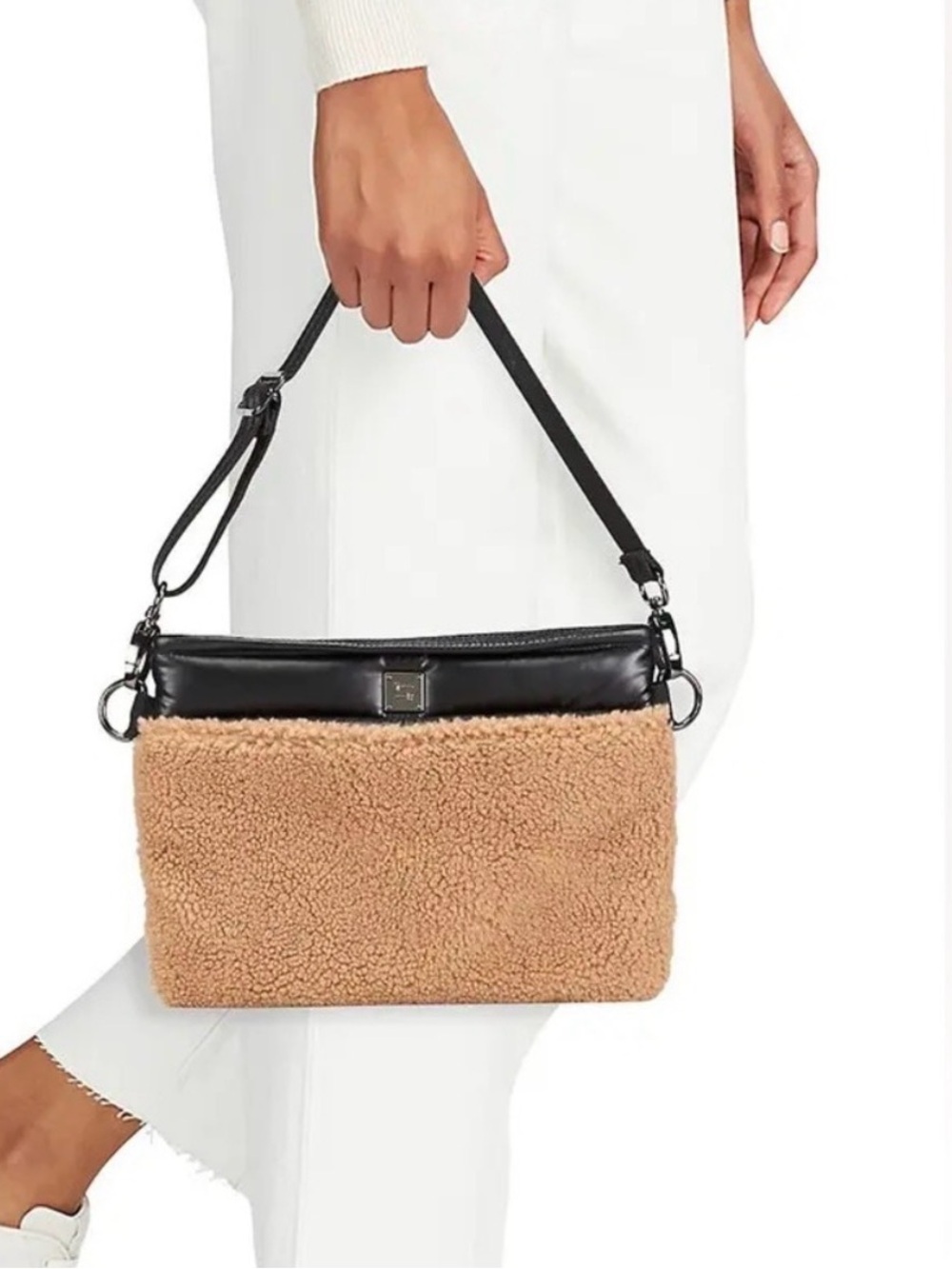 Think Royln Black and Tan Cross Body